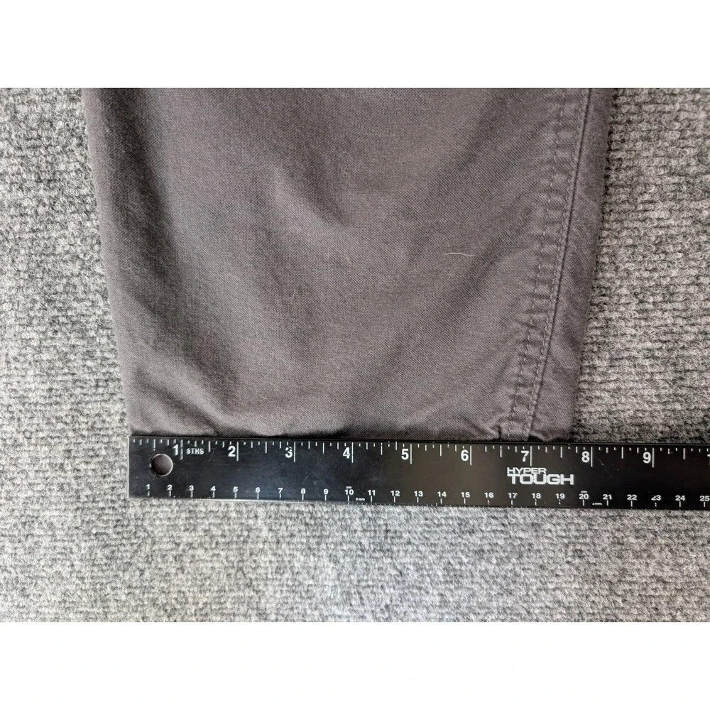 The North Face Mens Pants 34 Gray Canvas Stretch Utility Chino Gorpcore Outdoor